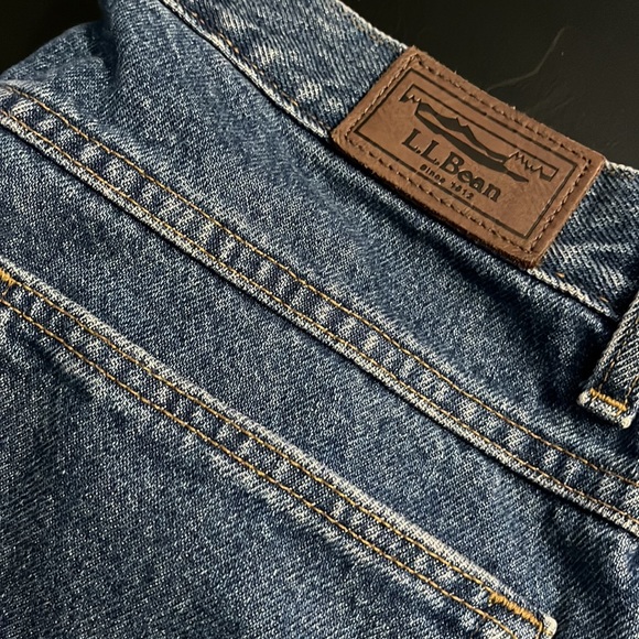 L.L. BEAN FLANNEL LINED JEANS - Picture 2 of 5